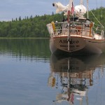 Allegro at anchor (not Presque Isle)